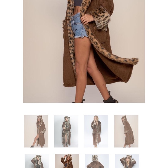 Spirithood Leopard print Robe - Picture 8 of 13